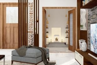 Home interior designers in Bangalore - ELEGENT POOJA ROOM DESIGNS FOR INDIAN HOMES